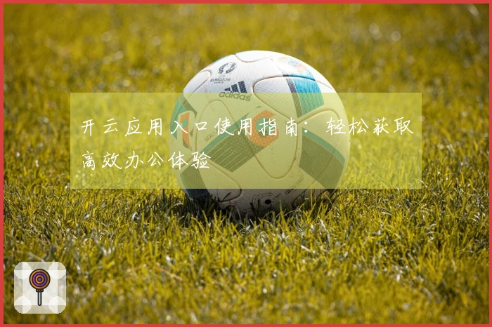 开云应用入口使用指南：轻松获取高效办公体验